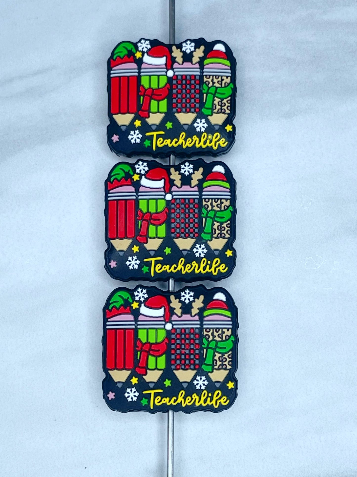 TEACHER LIFE HOLIDAY PENCILS SILICONE FOCAL D344 (1ct)