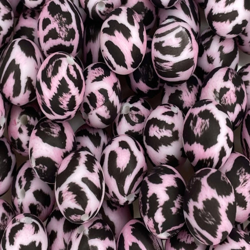 P567 SOFT PINK LEOPARD 15MM PRINT (1ct)
