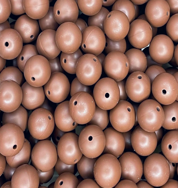 #128 CHOCOLATE 15MM SOLID (1ct)