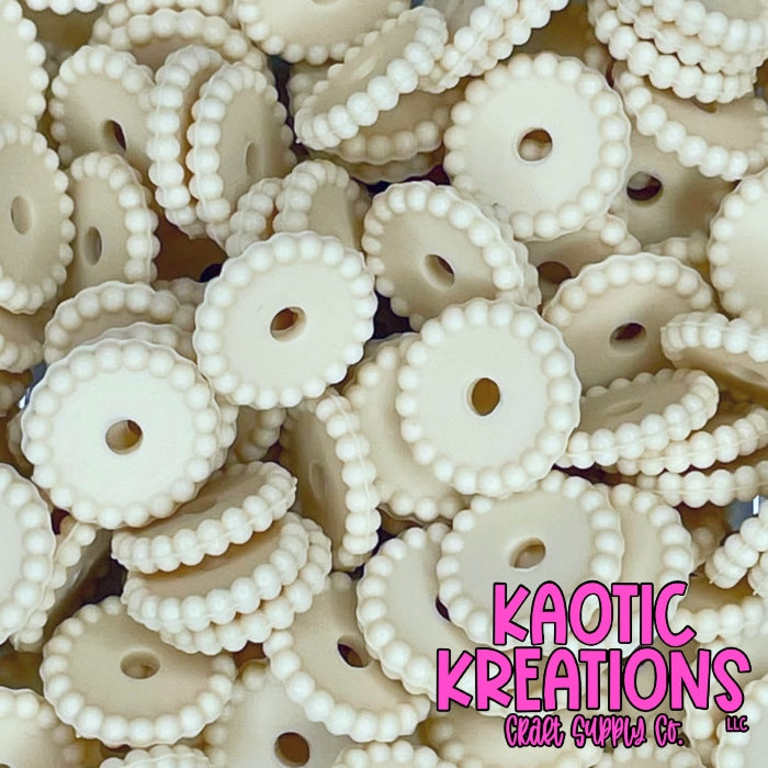 12MM THIN SILICONE SPACER - CREAM (1ct)