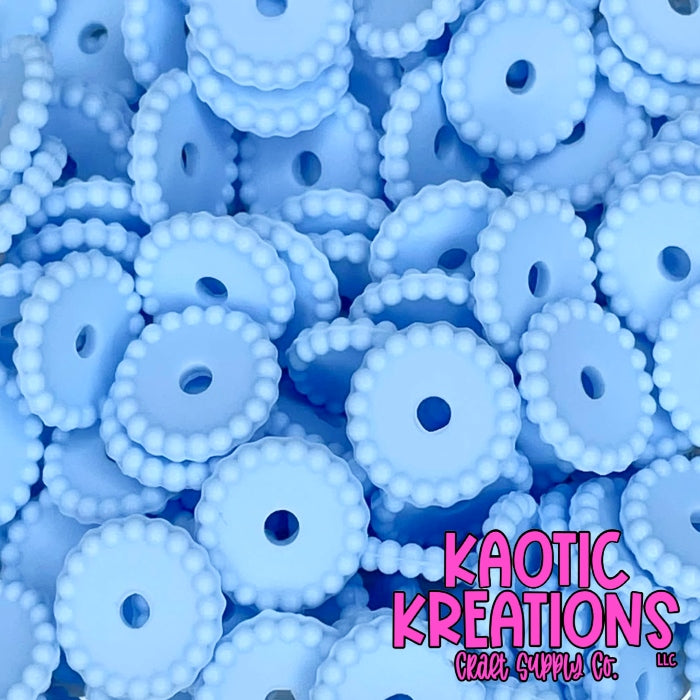 12MM THIN SILICONE SPACER - ICY BLUE (1ct)