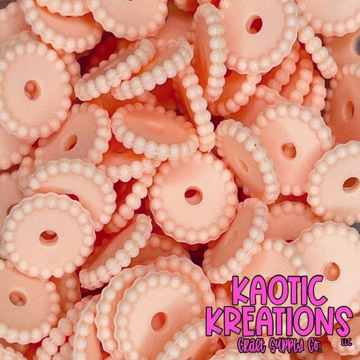 12MM THIN SILICONE SPACER - PEACH (1ct)