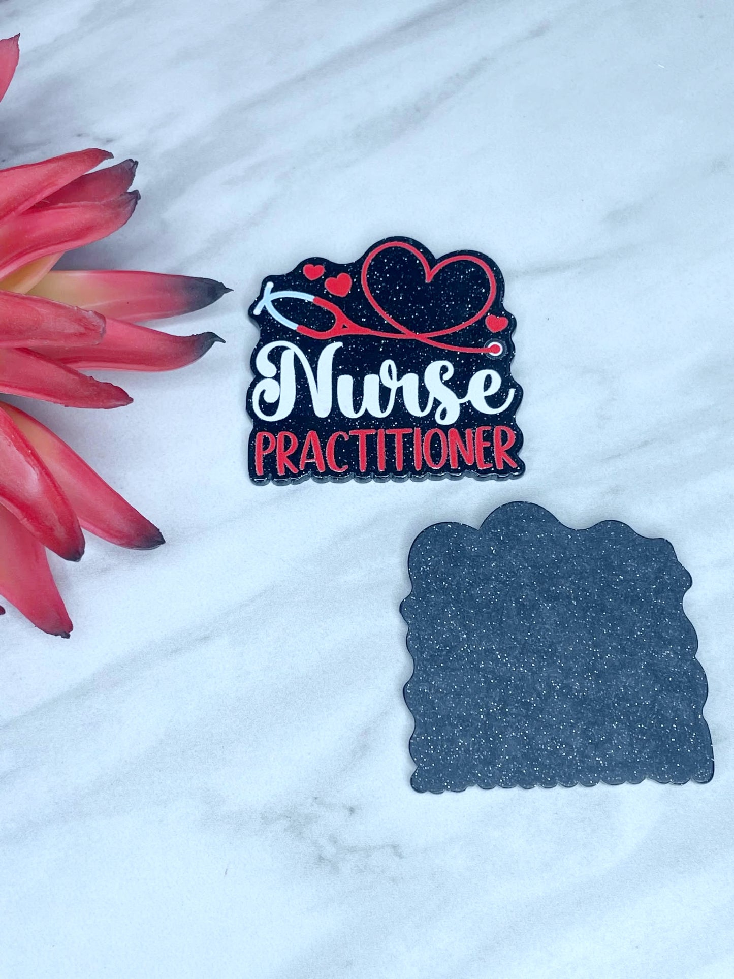 FLATBACK ACRYLIC NURSE PRACTIONER F371 (1ct)