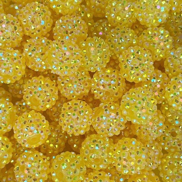 #45 16MM RHINESTONE ACRYLIC PINEAPPLE (1ct)