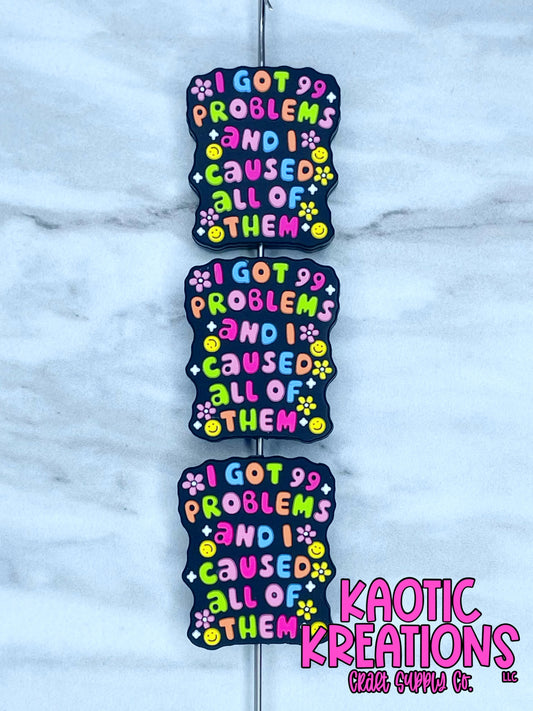 I GOT 99 PROBLEMS SILICONE FOCAL D293 (1ct)