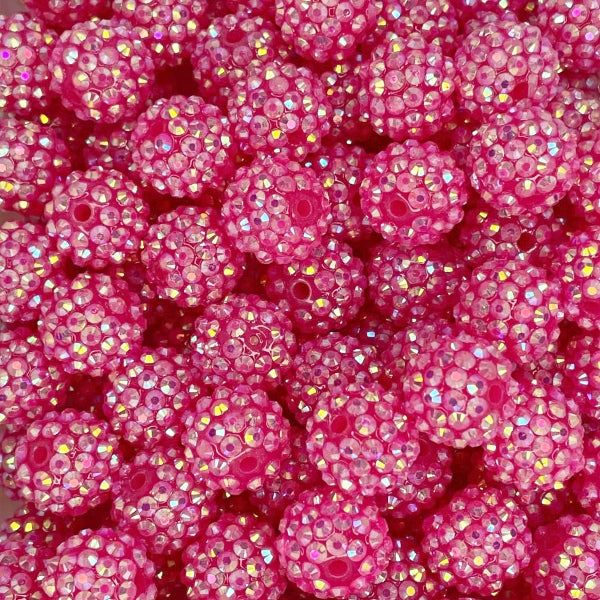 #29 16MM RHINESTONE ACRYLIC RASPBERRY (1ct)