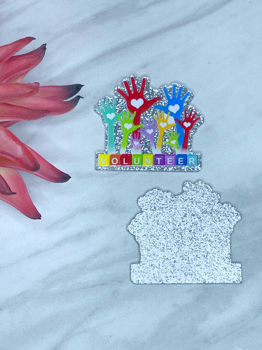 FLATBACK ACRYLIC VOLUNTEER F71 (1ct)