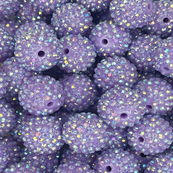 #25 20MM RHINESTONE ACRYLIC TANGLED (1ct)