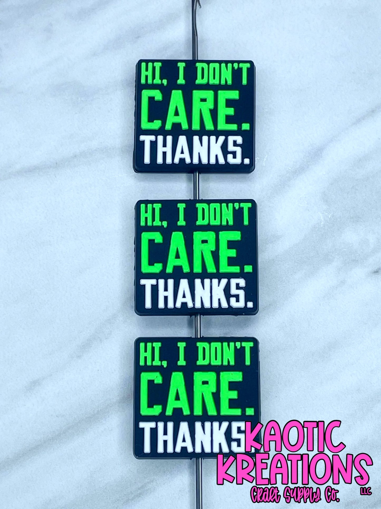 I DON'T CARE THANKS SILICONE FOCAL D203 (1ct)