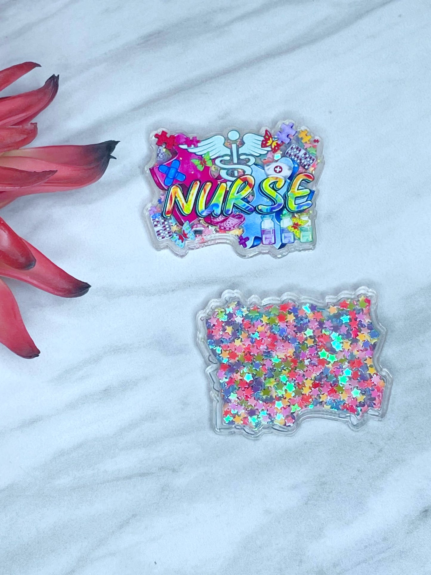 FLATBACK ACRYLIC (SHAKER) NURSE F4 (1ct)