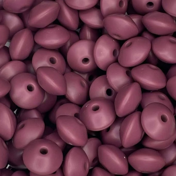 #260 12MM LENTIL WINE BERRY (1ct)