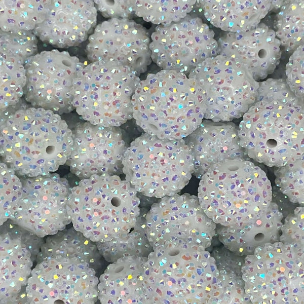 #9 20MM RHINESTONE ACRYLIC SHATTERED OPAL (1ct)