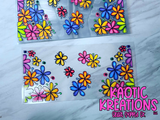 UV DTF 16OZ LIBBY WRAP BRIGHT FLORAL G3519 (1ct)