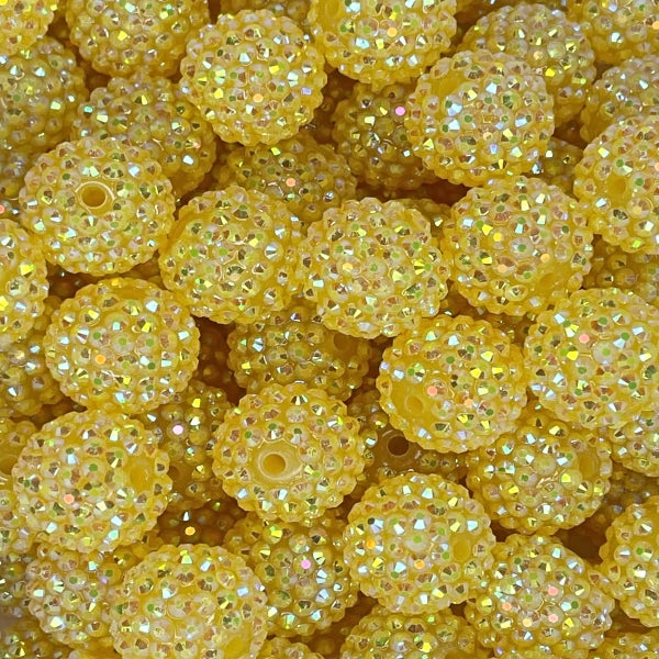 #45 20MM RHINESTONE ACRYLIC PINEAPPLE (1ct)