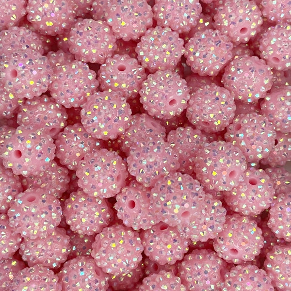 #48 16MM RHINESTONE ACRYLIC BUBBLEGUM PINK (1ct)