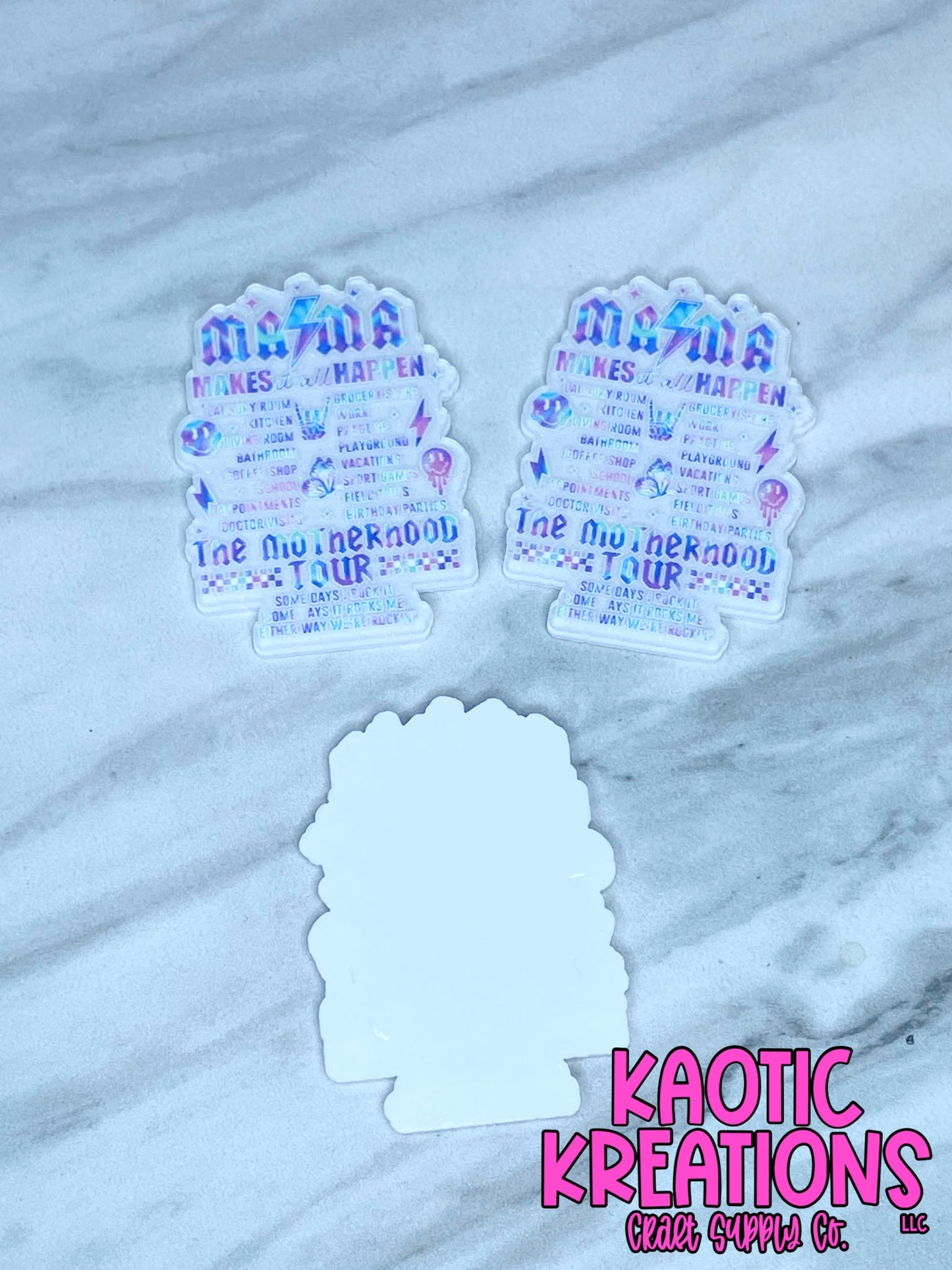 FLATBACK ACRYLIC MAMA MAKES IT ALL HAPPEN F251 (1ct)