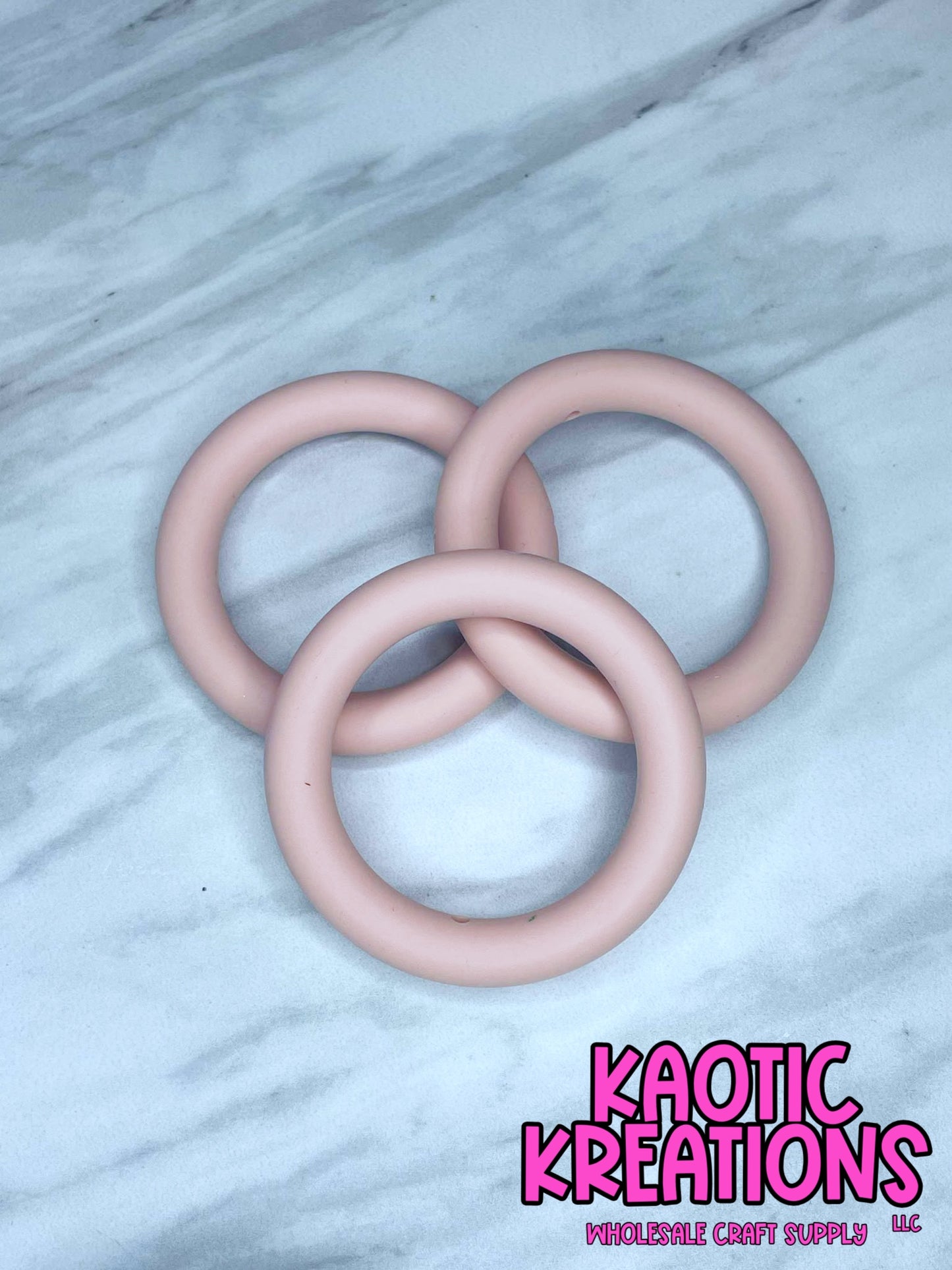 65MM SILICONE RING - DUSTY ROSE (1ct)