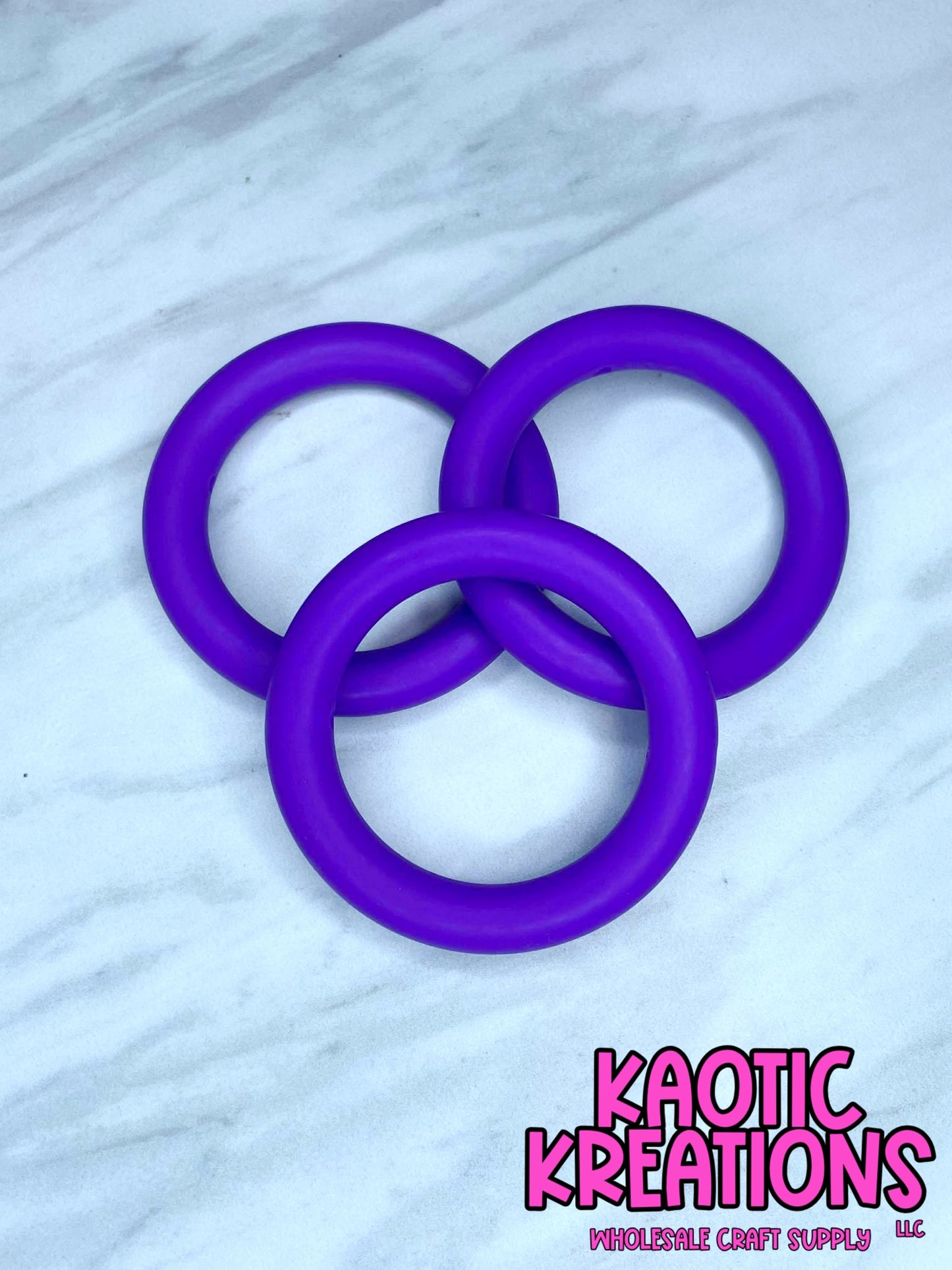 65MM SILICONE RING - PURPLE RAIN (1ct)
