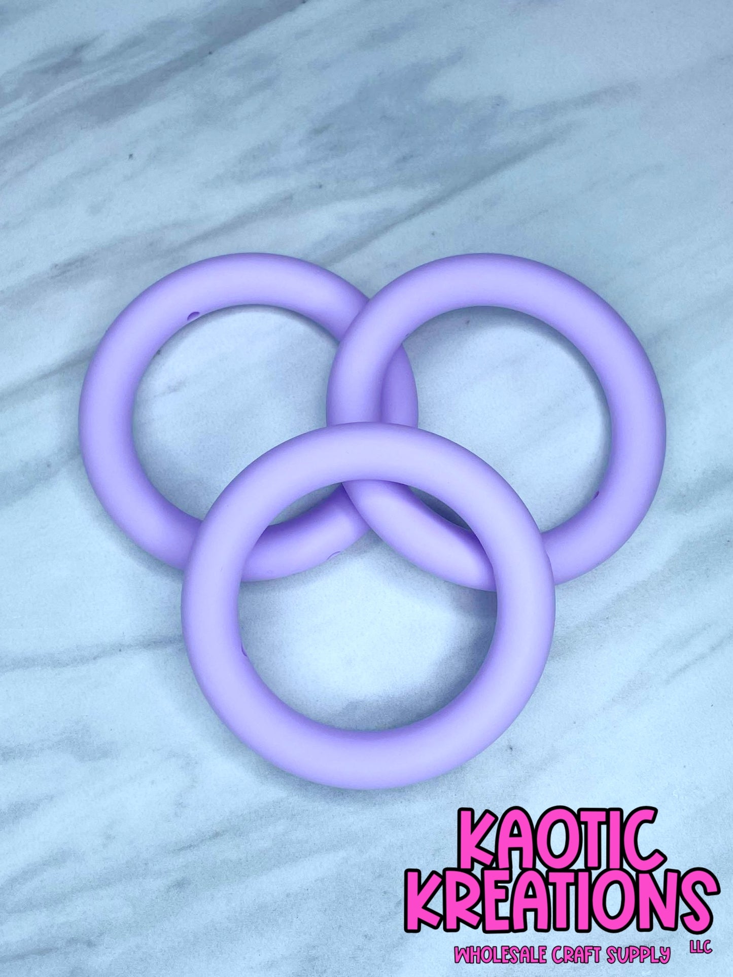 65MM SILICONE RING - LILAC (1ct)