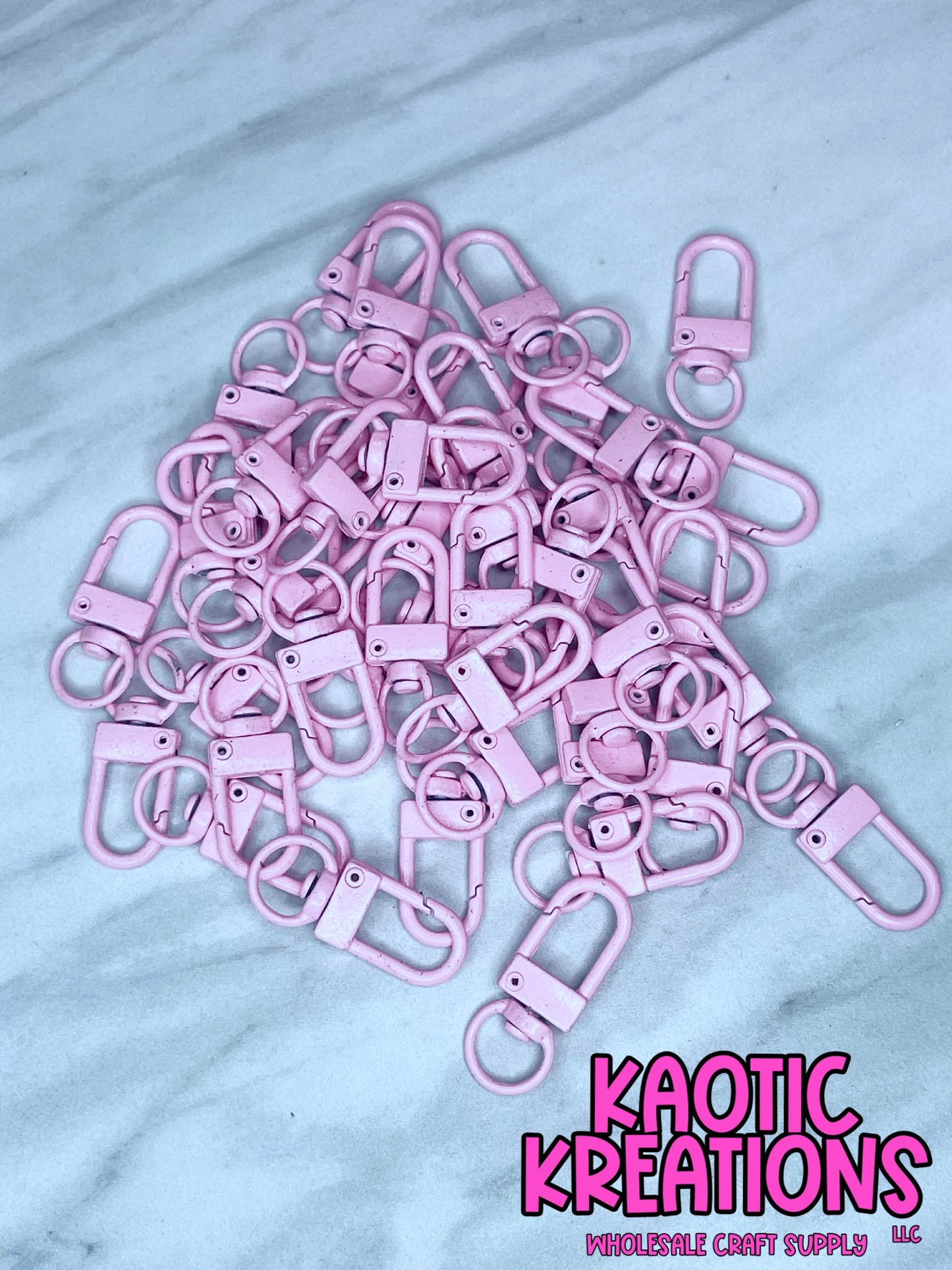 MINI SWIVEL CLASP - #8 LIGHT PINK (1ct)