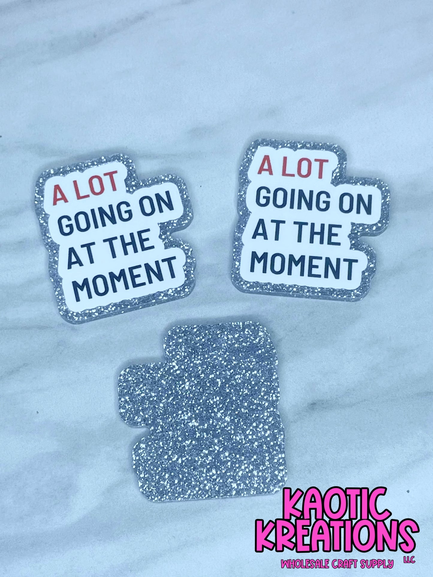 FLATBACK ACRYLIC A LOT GOING ON F207 (1ct)