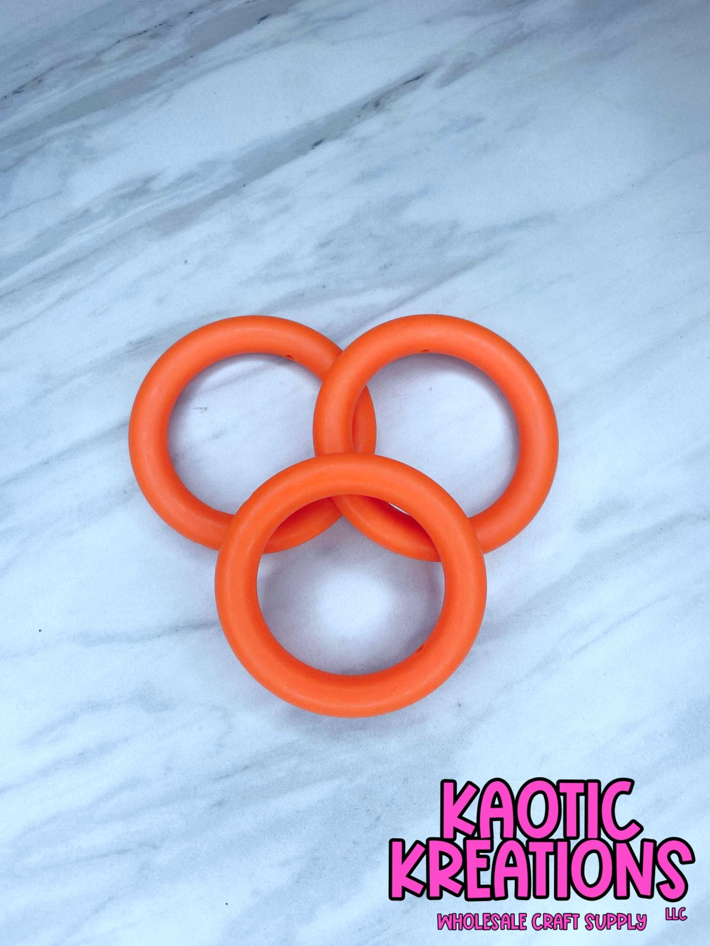 65MM SILICONE RING - SAFETY ORANGE (1ct)