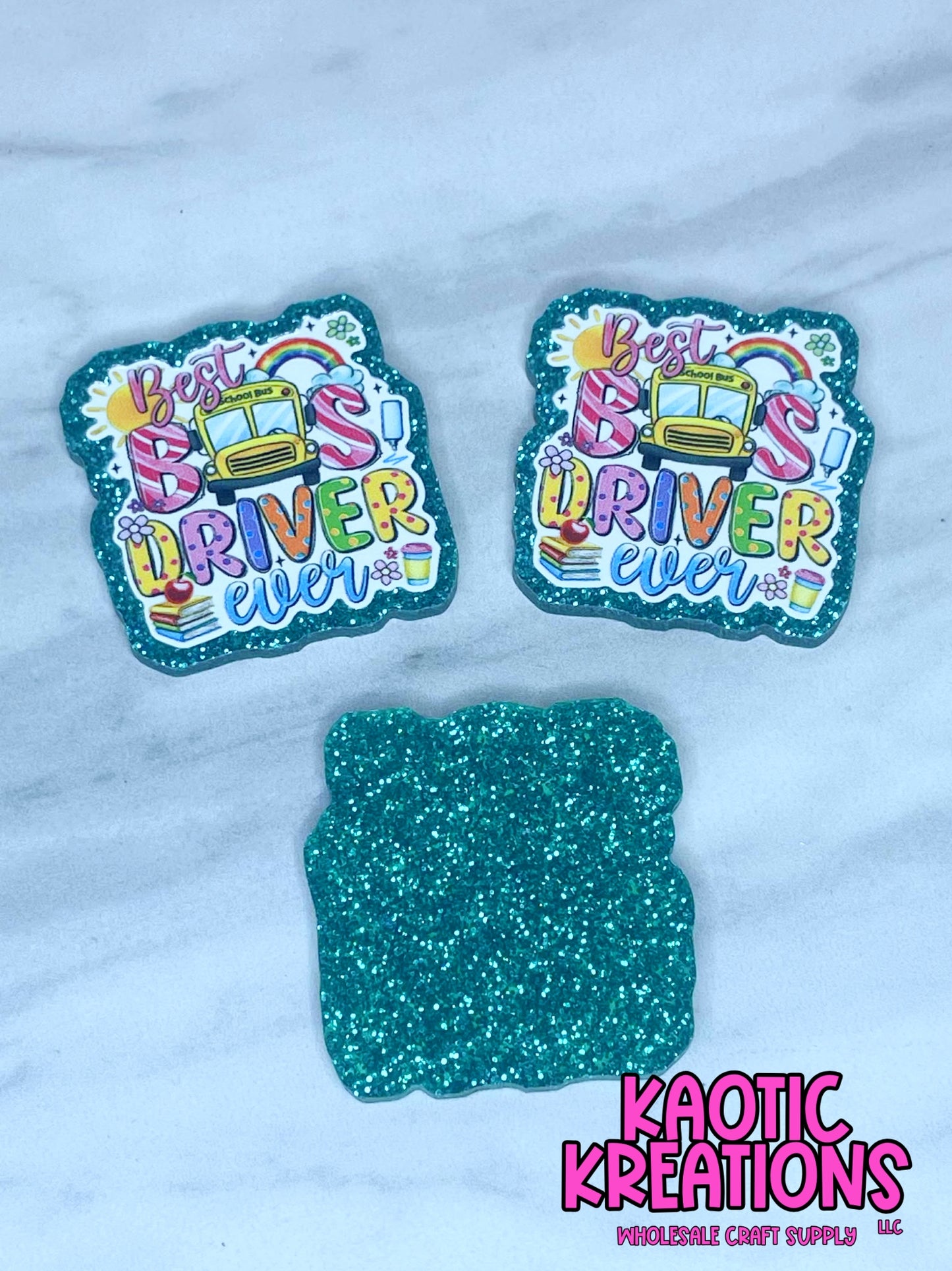 FLATBACK ACRYLIC BUS DRIVER F107 (1ct)