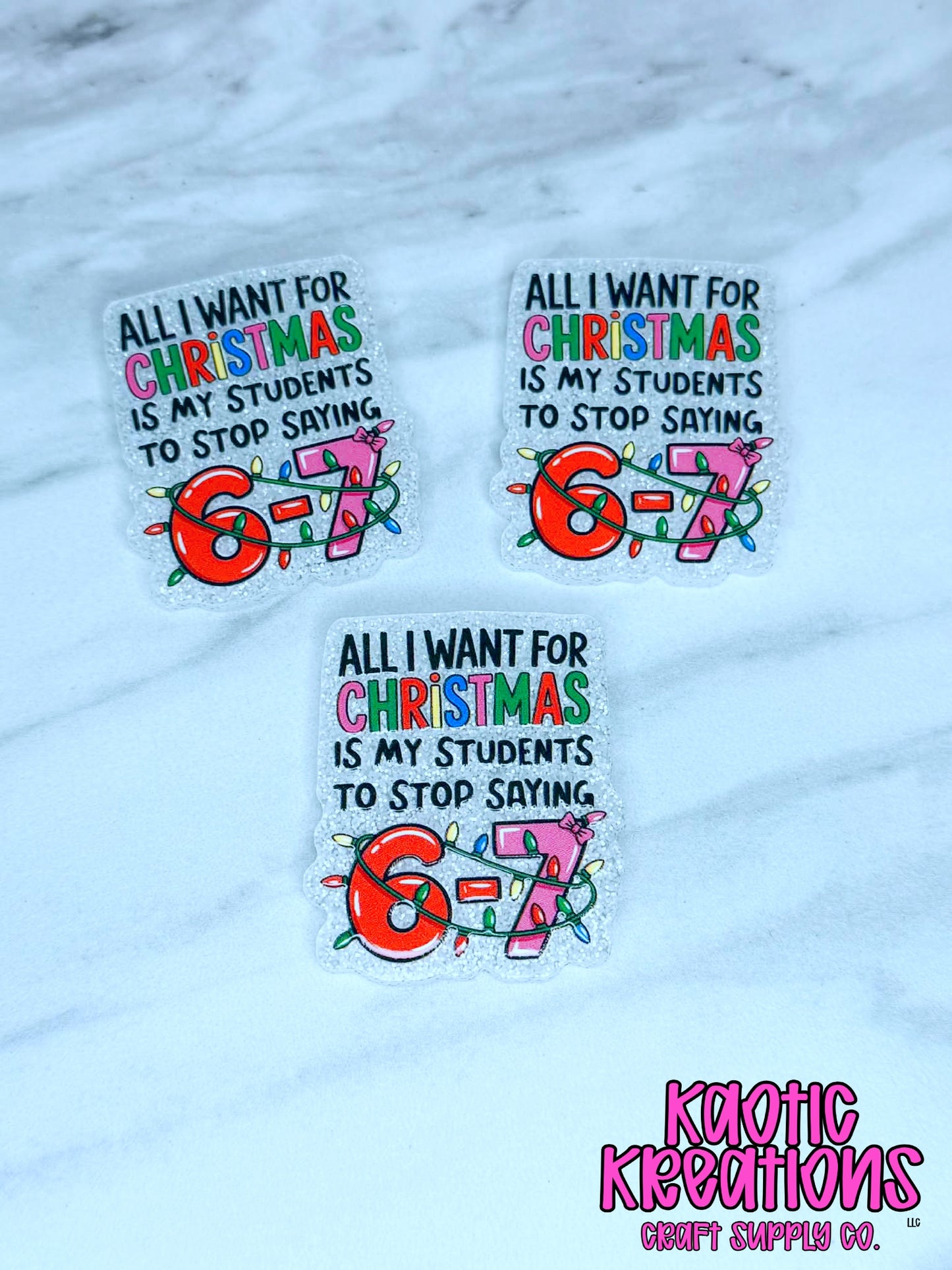 *CUSTOM* FLATBACK ACRYLIC 6-7 F451 (1ct)