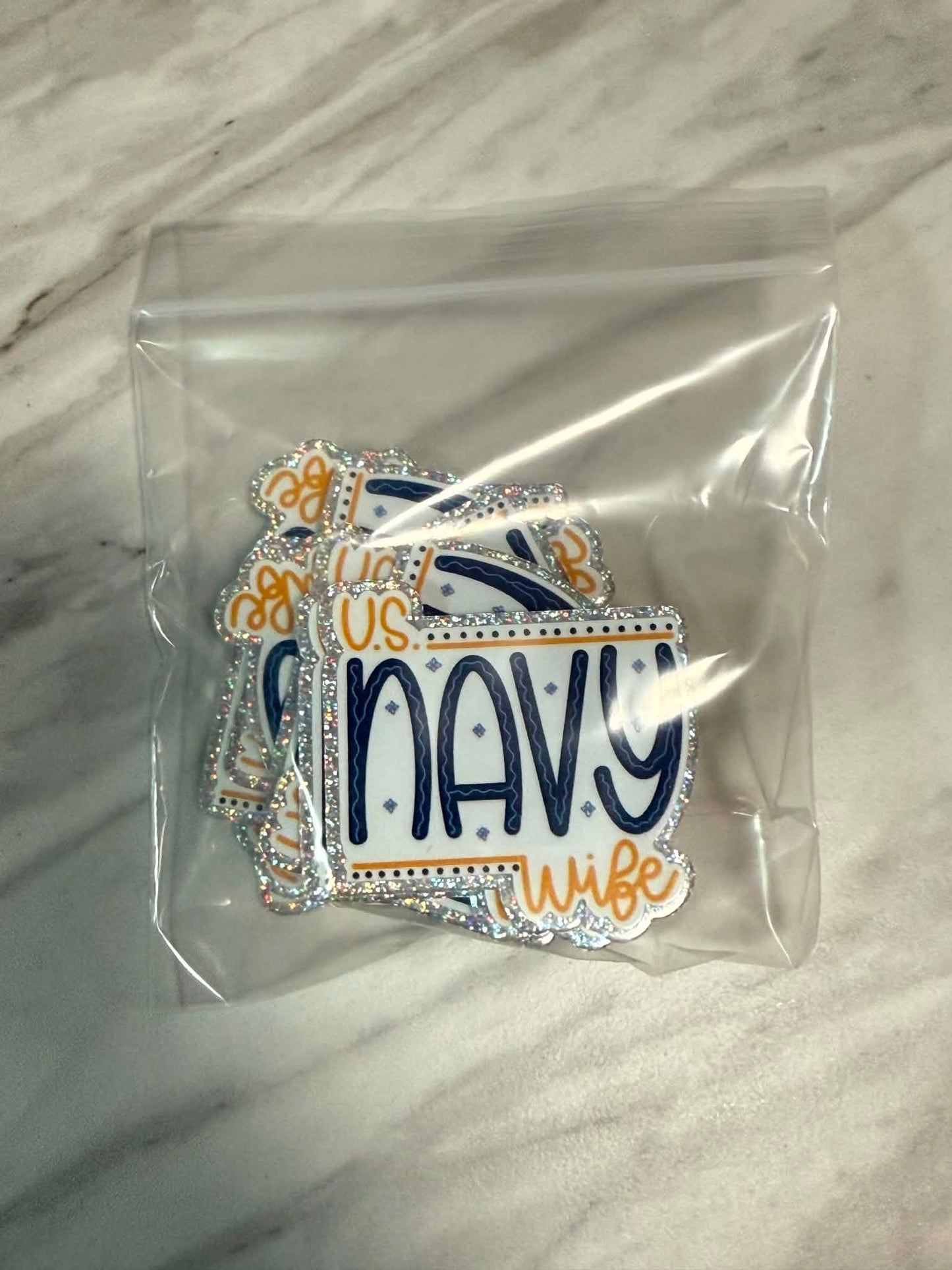 (SHOP DESTASH) U.S NAVY WIFE FLATBACK BUNDLE (10ct)