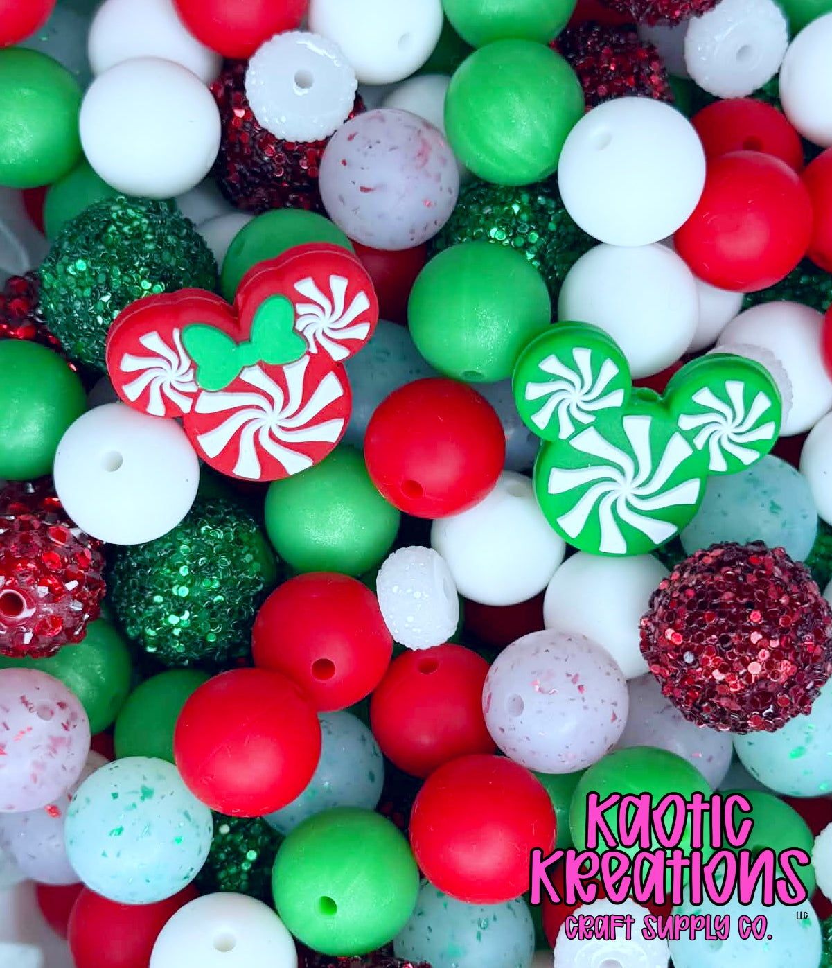 *KAELANN'S KREATION* ACRYLIC SILICONE BEAD MIX #85 (27ct)