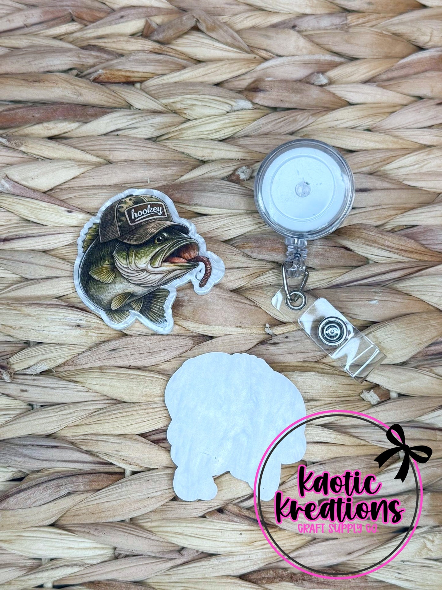 *CUSTOM* FLATBACK ACRYLIC 52mm X 52mm HOOKEY F262 (1ct)