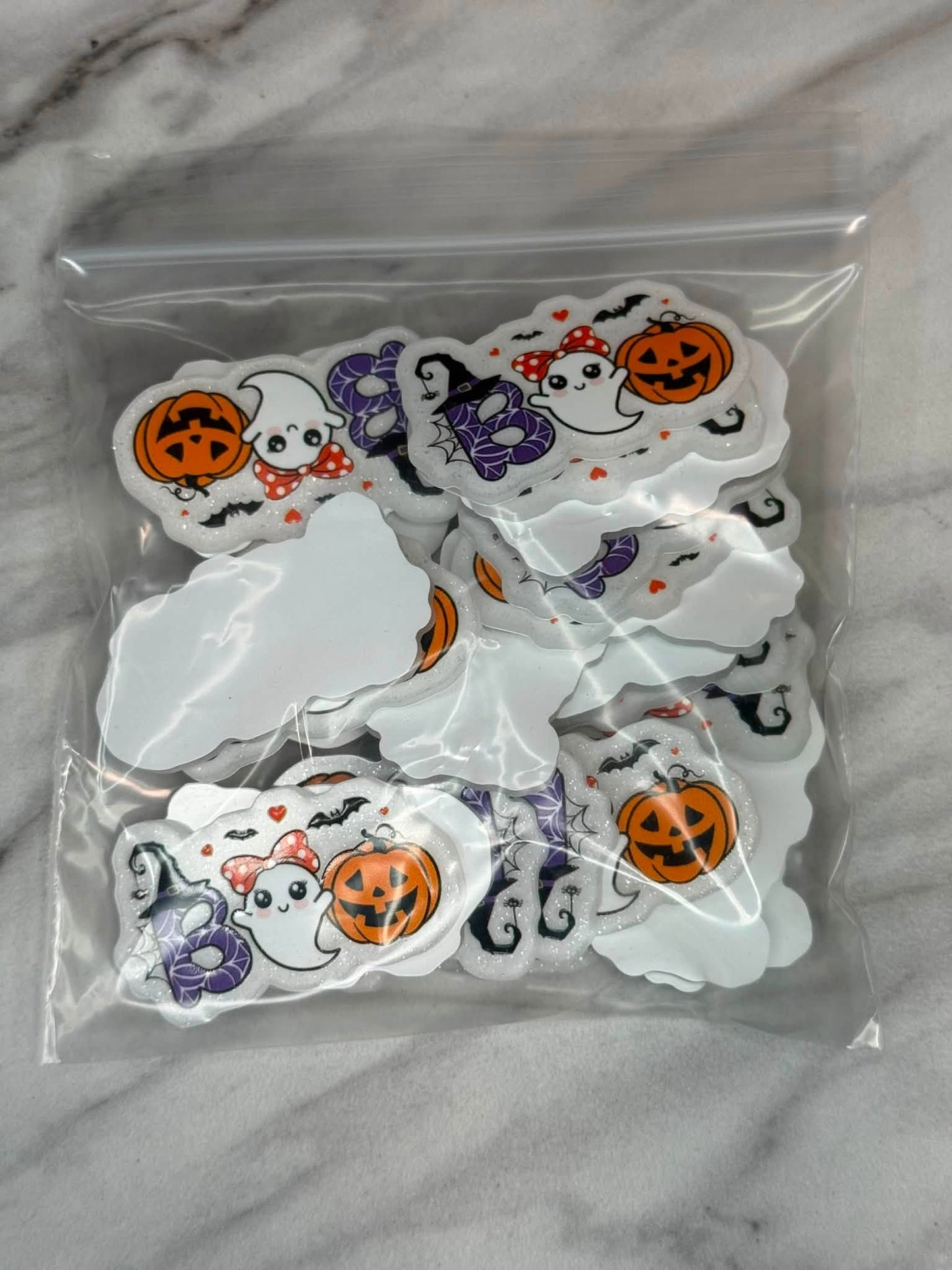 (SHOP DESTASH) BOO FLATBACK BUNDLE (25ct)