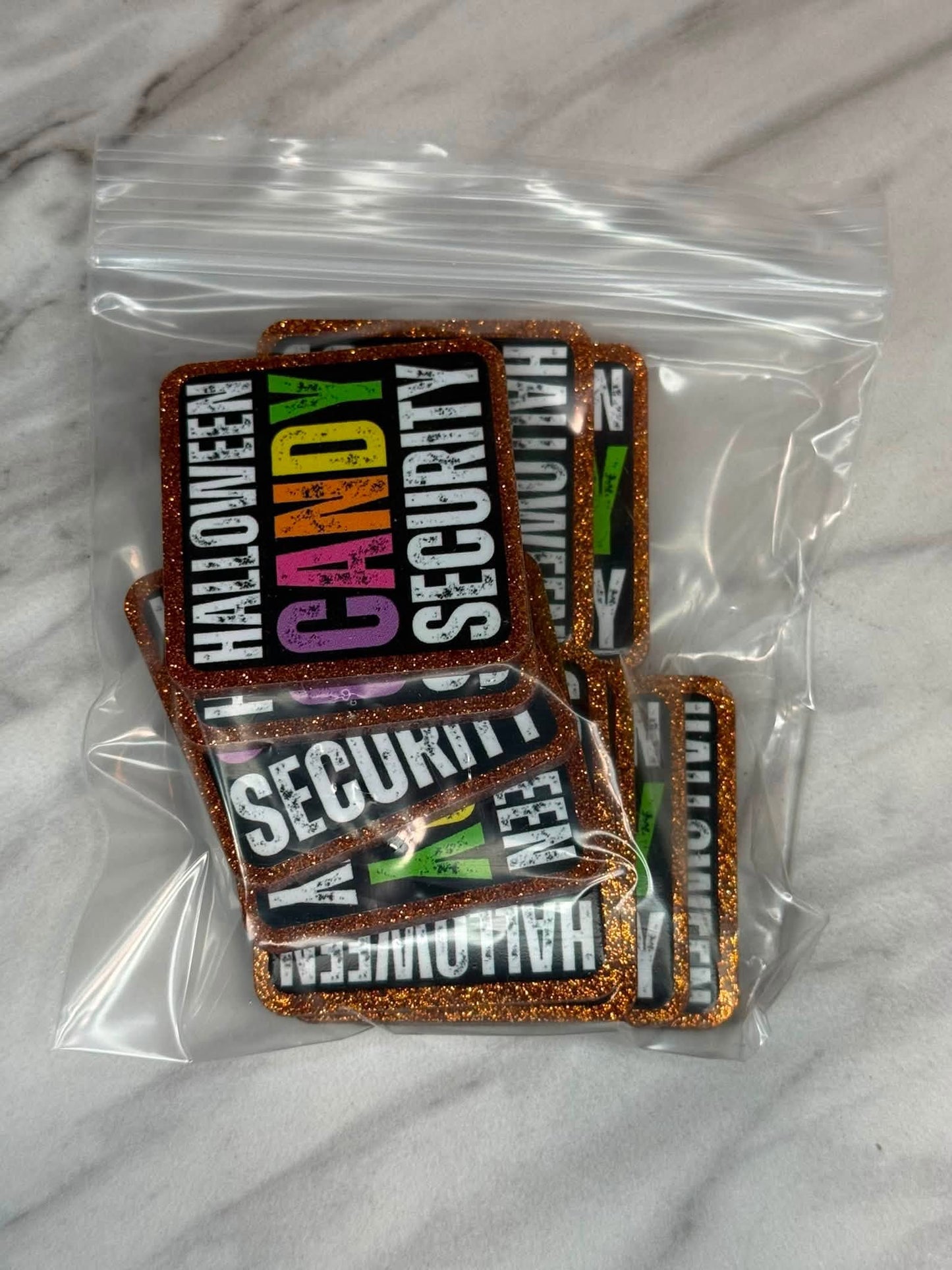(SHOP DESTASH) HALLOWEEN CANDY SECURITY FLATBACK BUNDLE (10ct)