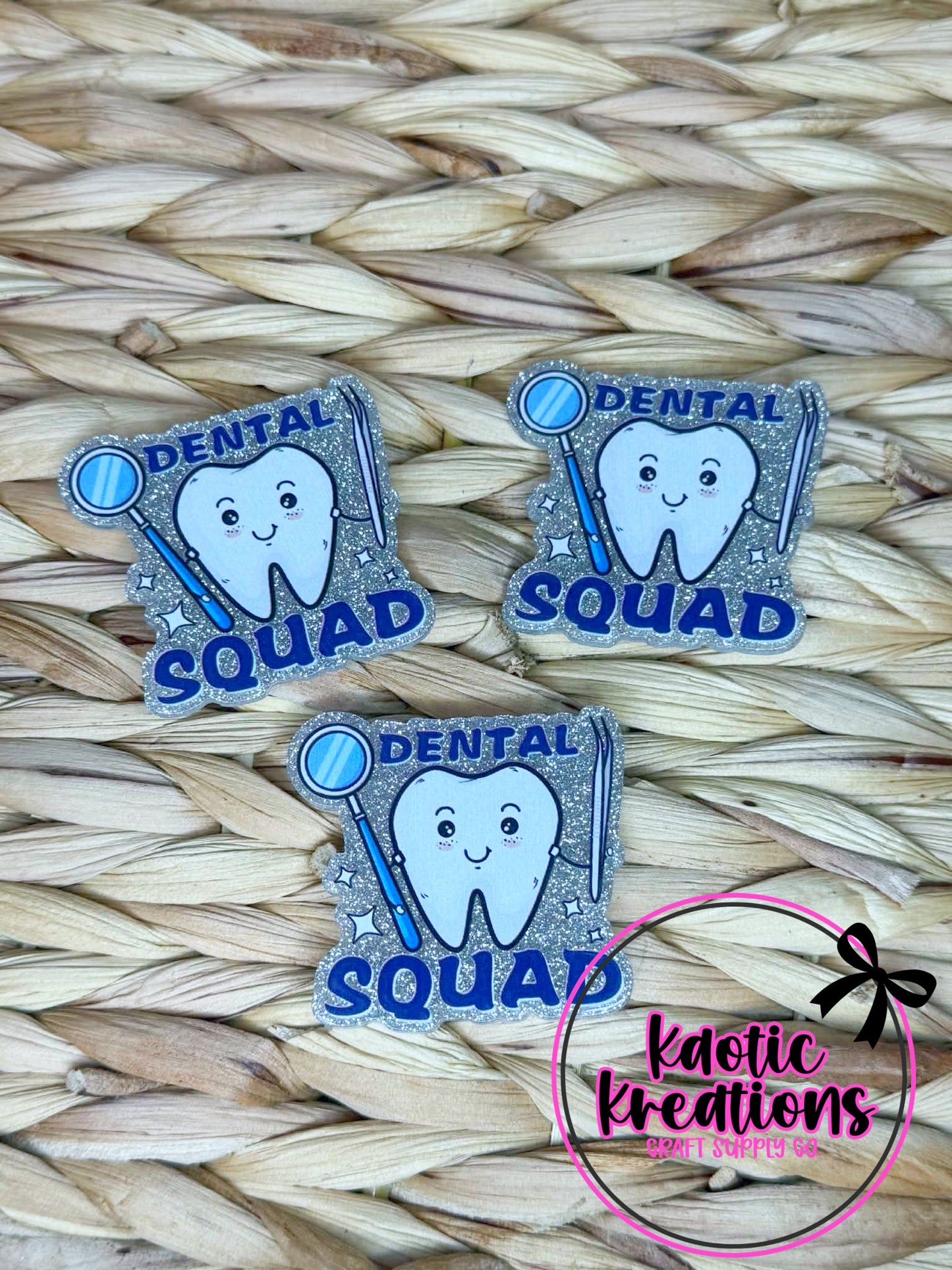 FLATBACK ACRYLIC DENTAL SQUAD F19 (1ct)