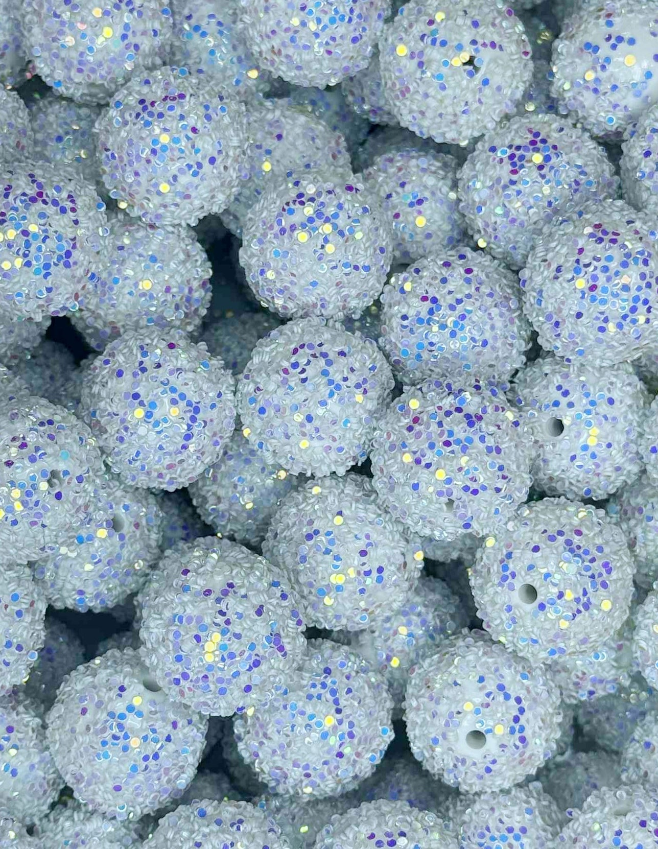 S12 20MM SUGAR SEQUIN BEAD WHITE (1ct)