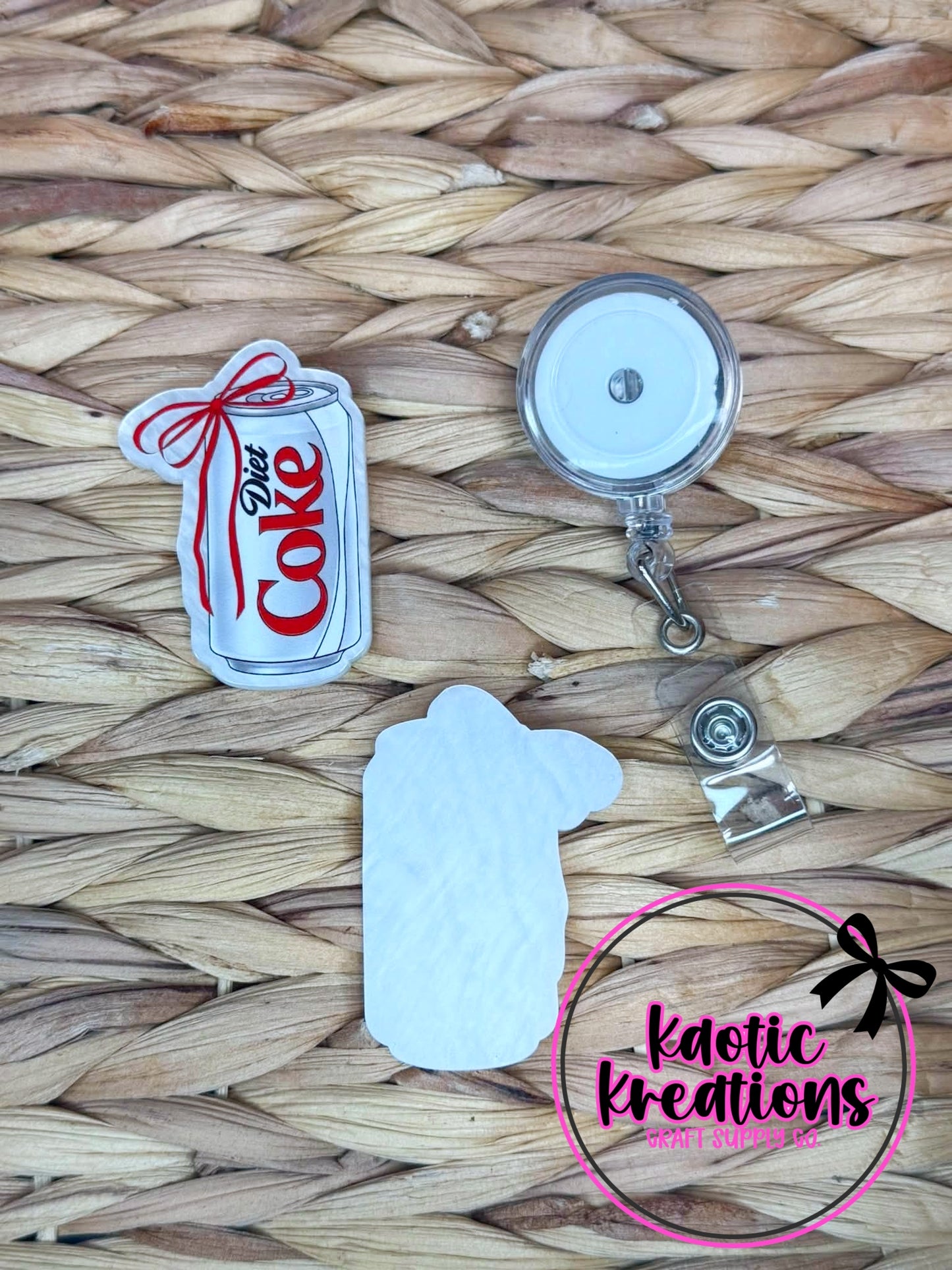 *CUSTOM* FLATBACK ACRYLIC DIET COKE F247 (1ct)