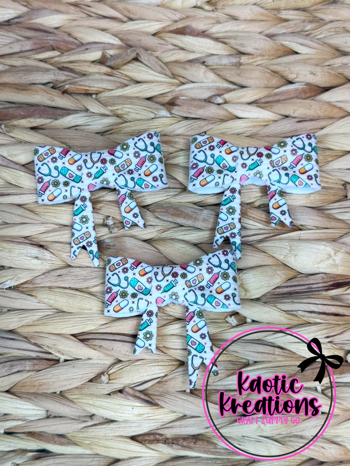 *SHOP EXCLUSIVE* D60 BEADABLE JUMBO SILICONE BOW HEALTHCARE (1ct)
