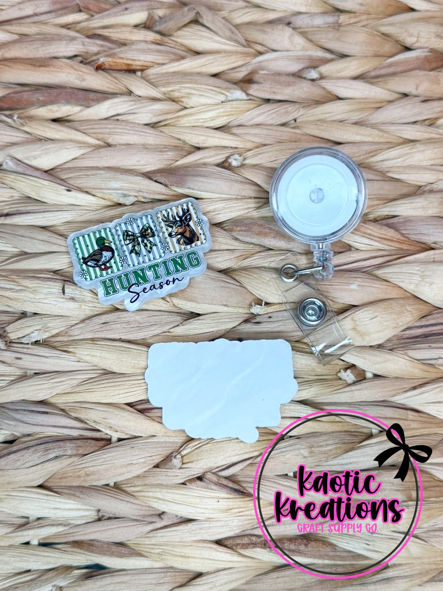*CUSTOM* FLATBACK ACRYLIC HUNTING SEASON F302 (1ct)