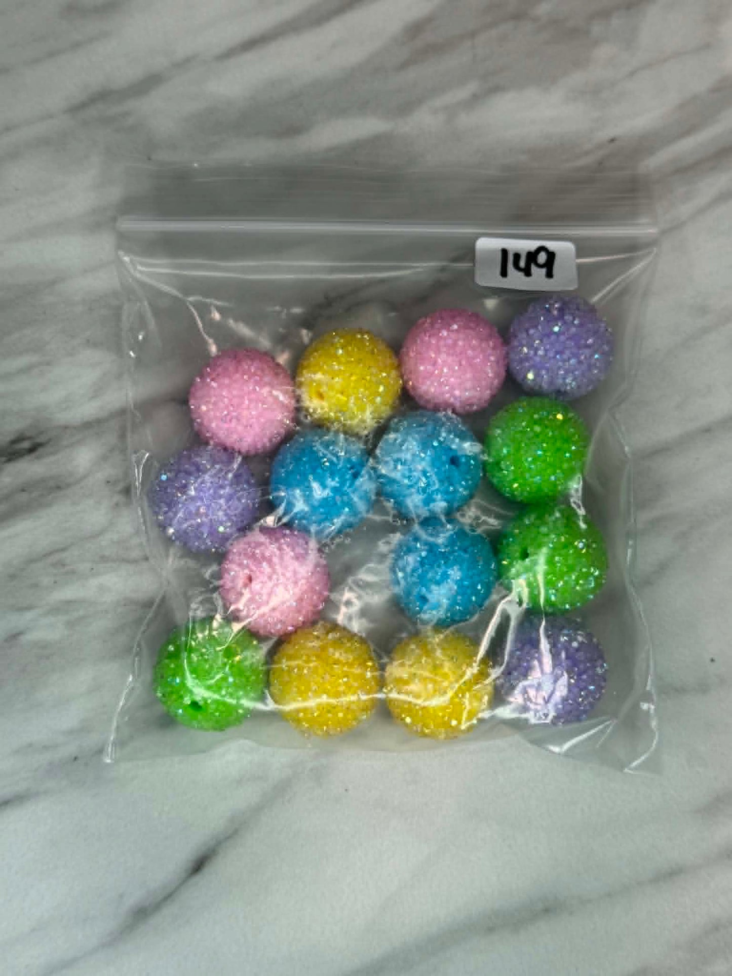 (SHOP DESTASH) 20MM ACRYLIC BEADS #149 (15ct)