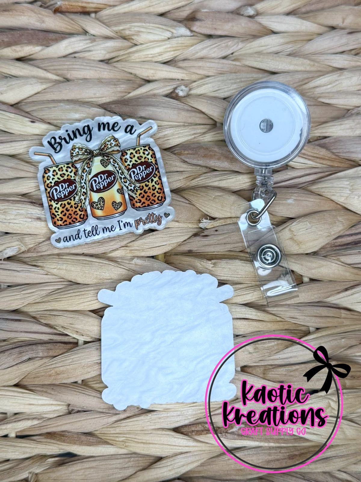 *CUSTOM* FLATBACK ACRYLIC BRING ME A DR PEPPER F524 (1ct)