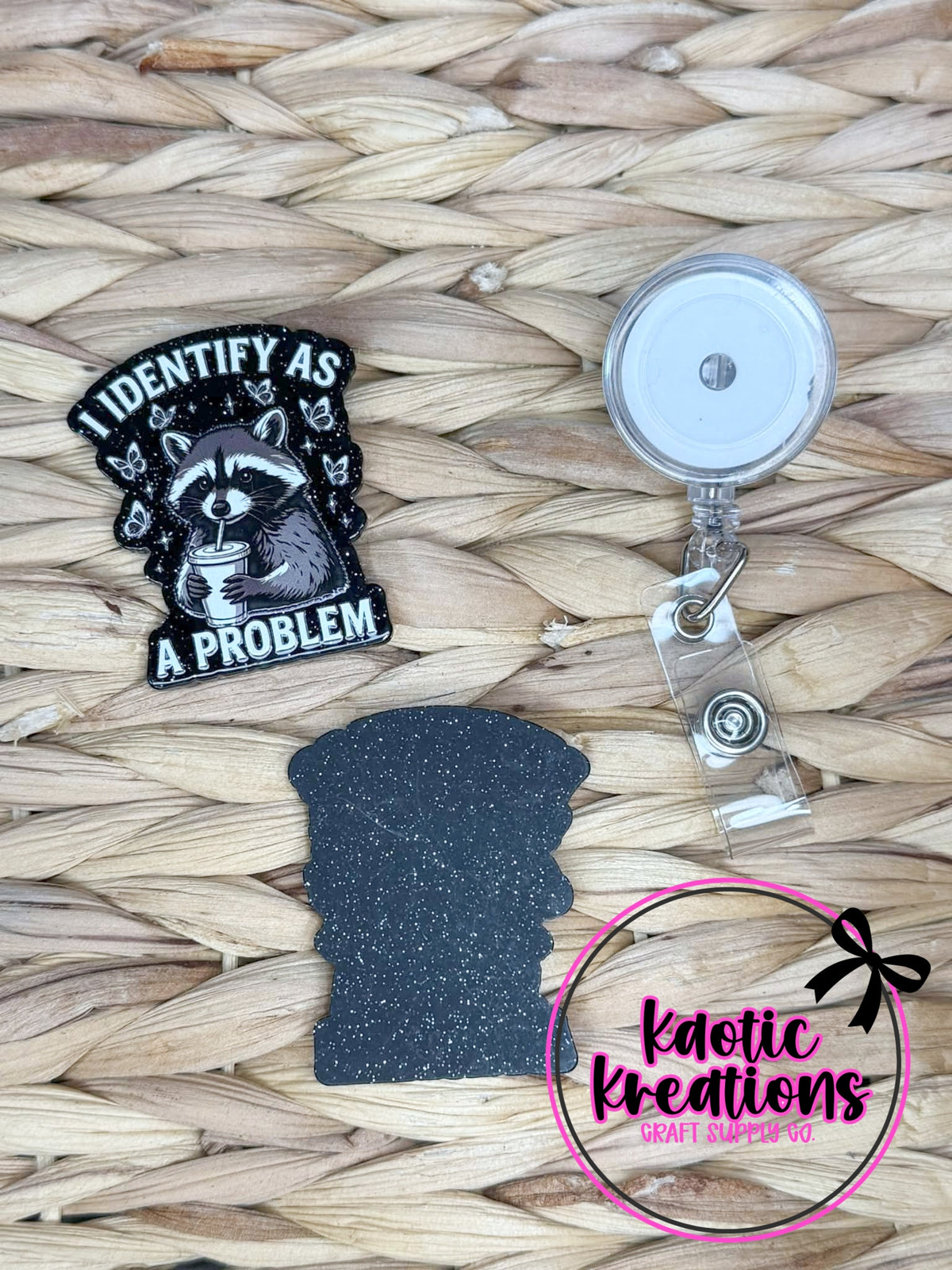 *CUSTOM* FLATBACK ACRYLIC I IDENTIFY AS A PROBLEM F366 (1ct)