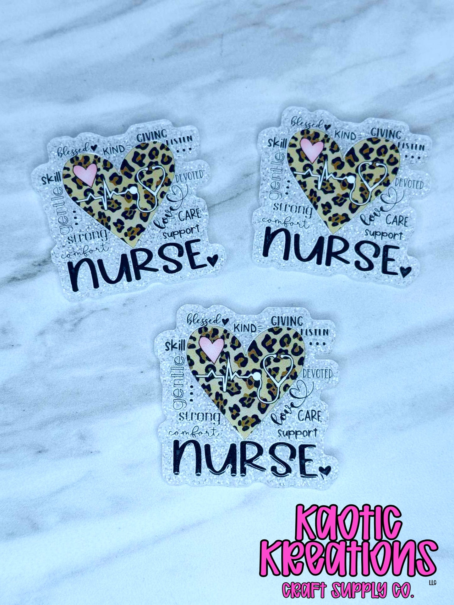 *CUSTOM* FLATBACK ACRYLIC NURSE F188 (1ct)