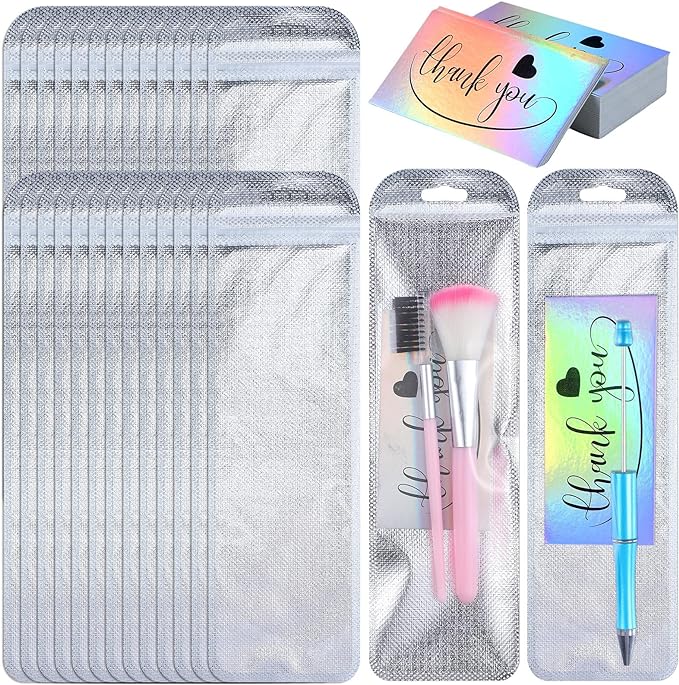 40PC PEN BAGS & THANK YOU CARDS