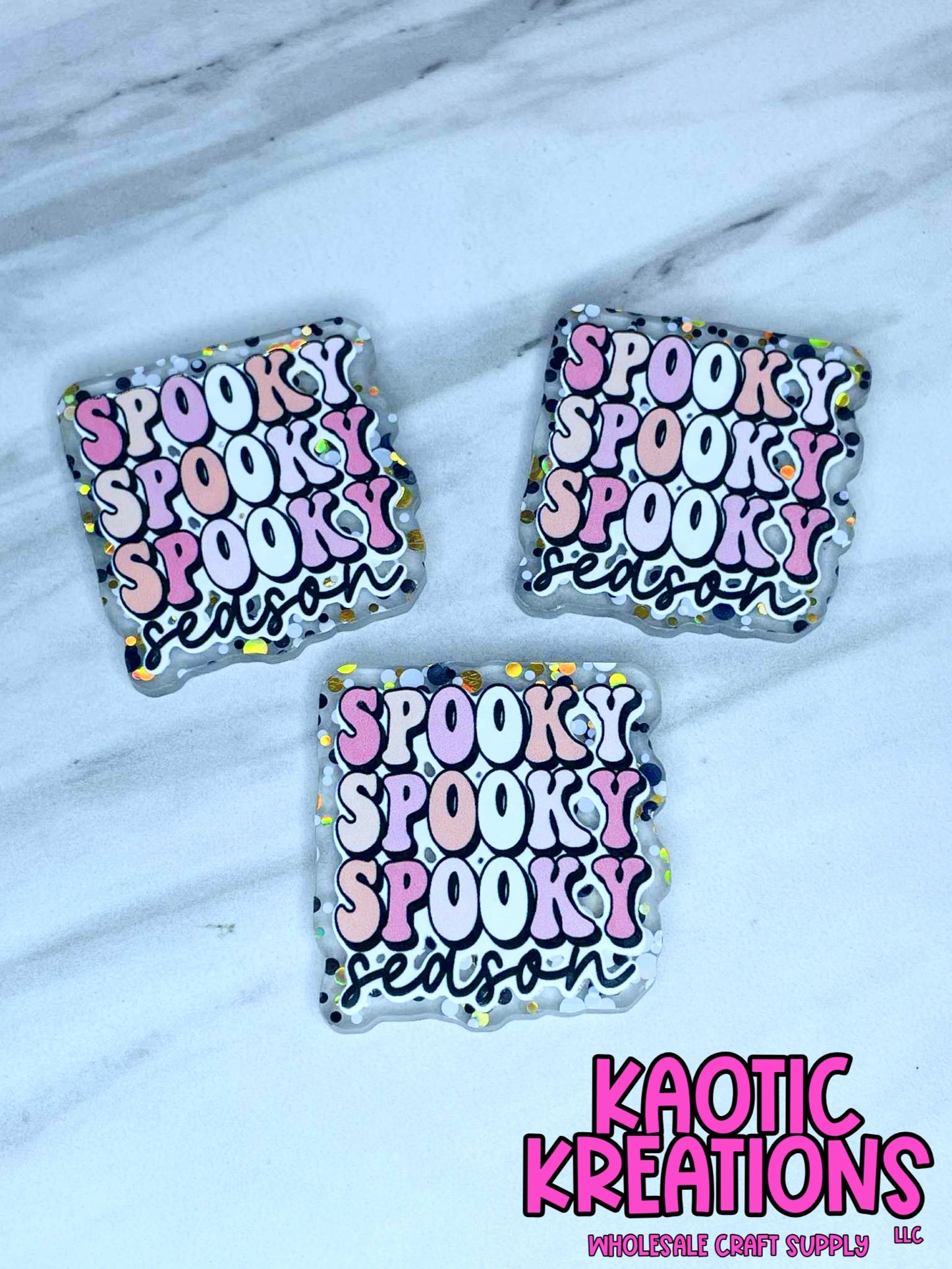 FLATBACK ACRYLIC SPOOKY SEASON F278 (1ct)