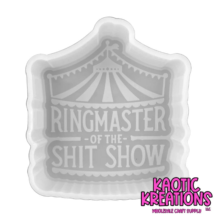 SHIT SHOW SILICONE FRESHIE MOLD 3.75" W x 4.25" H x 1" D M23 (1ct)