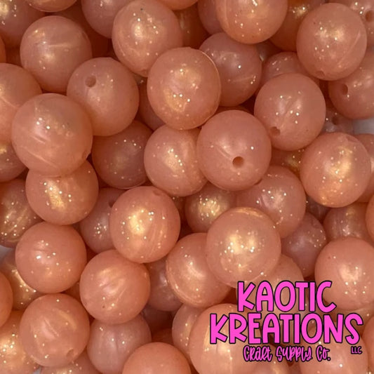 G13 DARK PEACH 15MM GLITTER