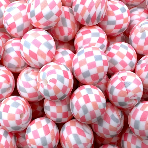 P458 SPRING SPLASH CHECKERED 15MM PRINT (1ct)