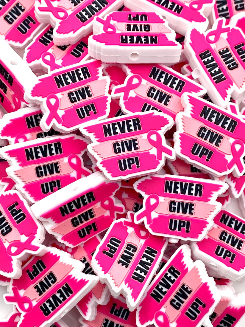 NEVER GIVE UP AWARENESS SILICONE FOCAL D130 (1ct)