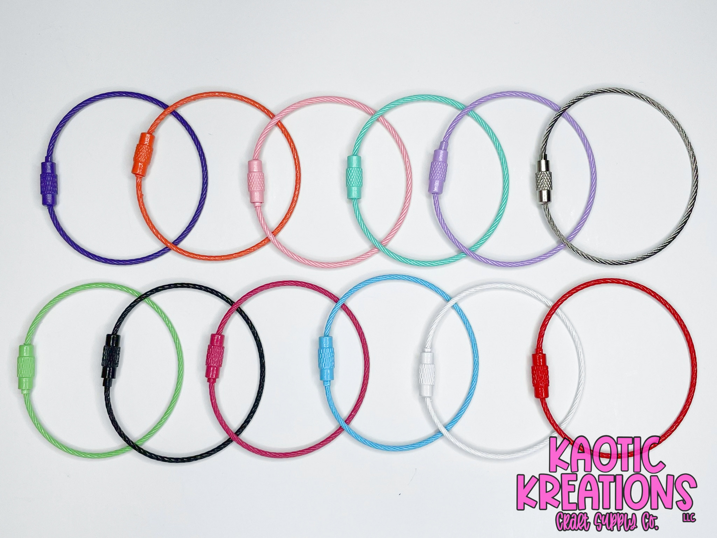 6" BEADABLE WIRE FOR LUGGAGE/CUP CHARM