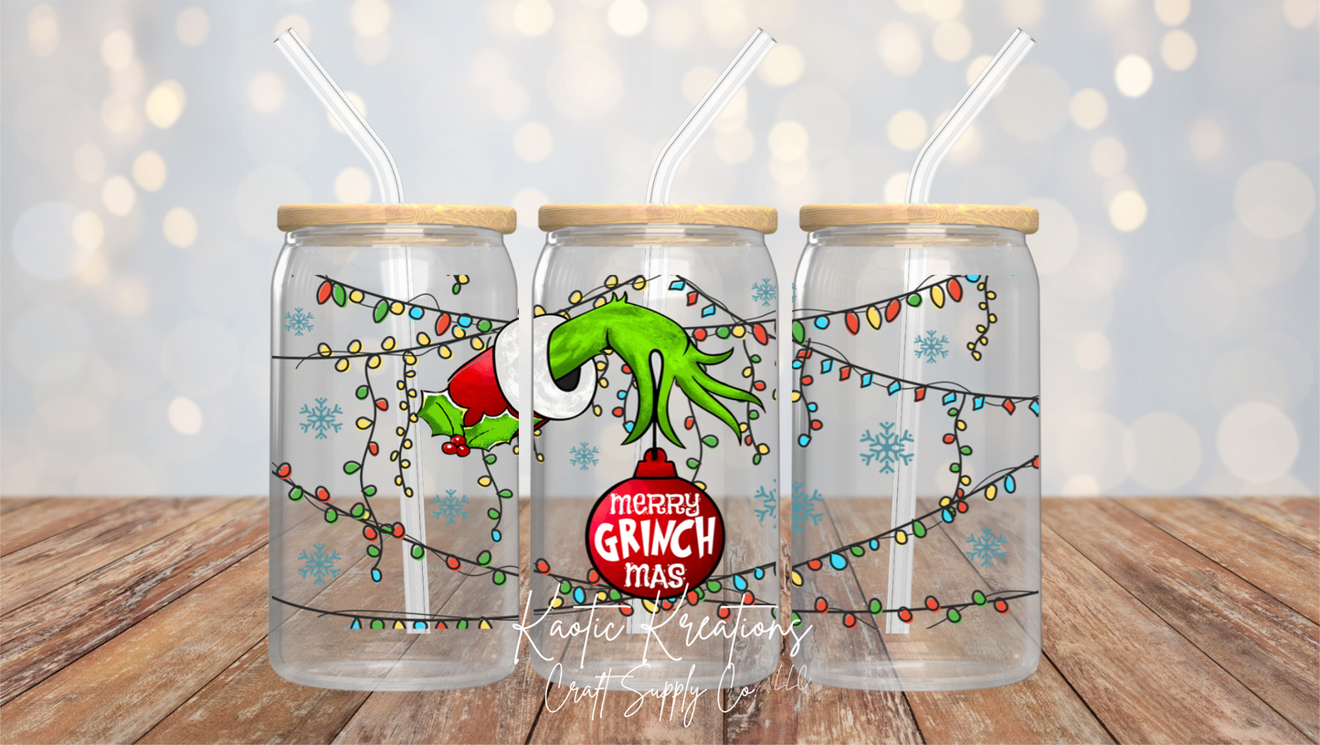 UV DTF 16OZ LIBBY WRAP MERRY GRINCHMAS A-443 (1ct)